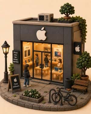 Handcrafted Clay Store Diorama preview
