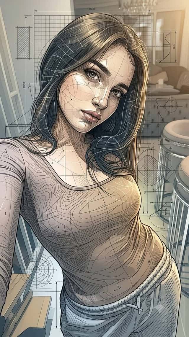 Neo-parametric architectural illustration preview