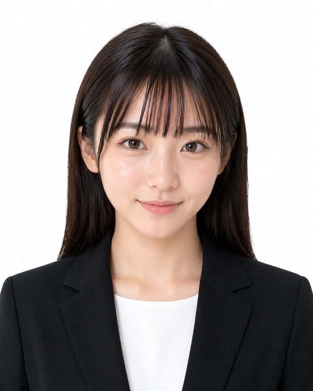 Formal Japanese ID Photo Portrait preview