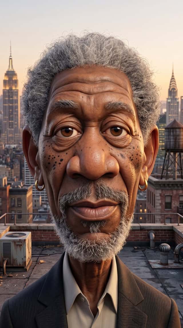 Redacted Rooftop Portrait preview