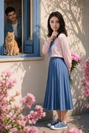 Springtime Secret Gesture Garden Scene preview