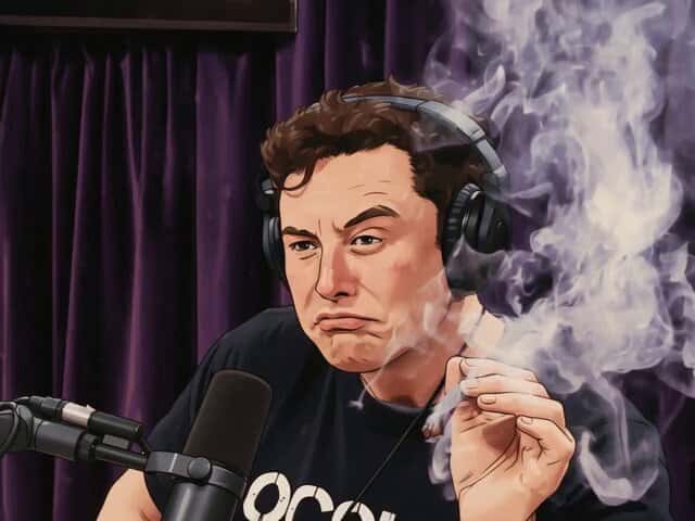 80s anime smoking Elon Musk template transformation preview