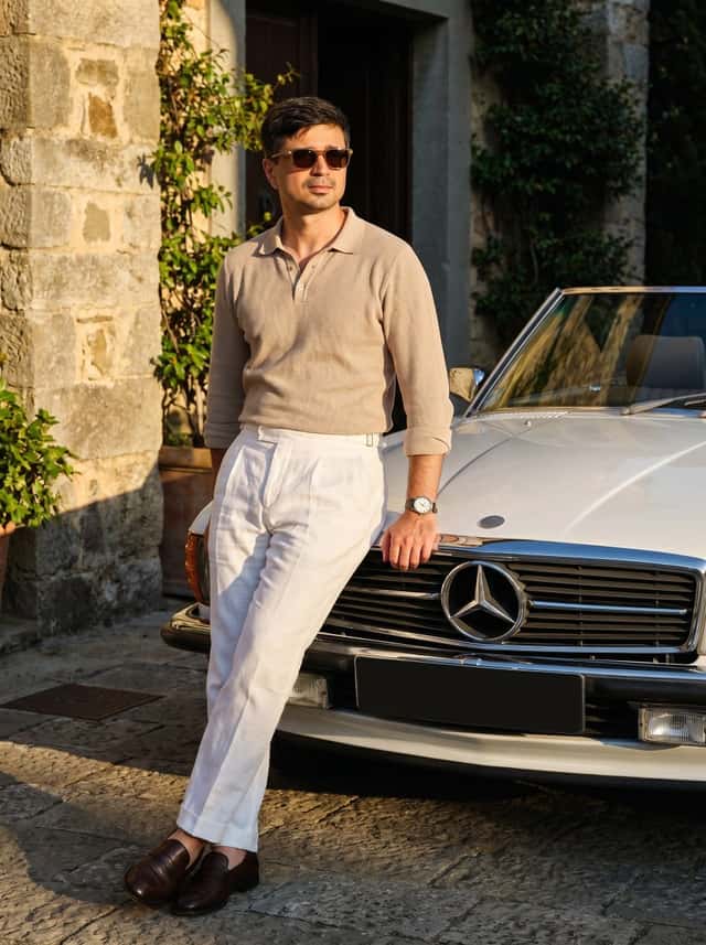 Mediterranean Vintage Car Portrait preview