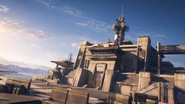 Coastal Sci-Fi Communications Base preview