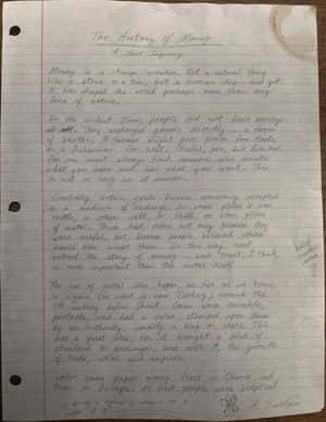 Handwritten Essay Photo Simulation preview