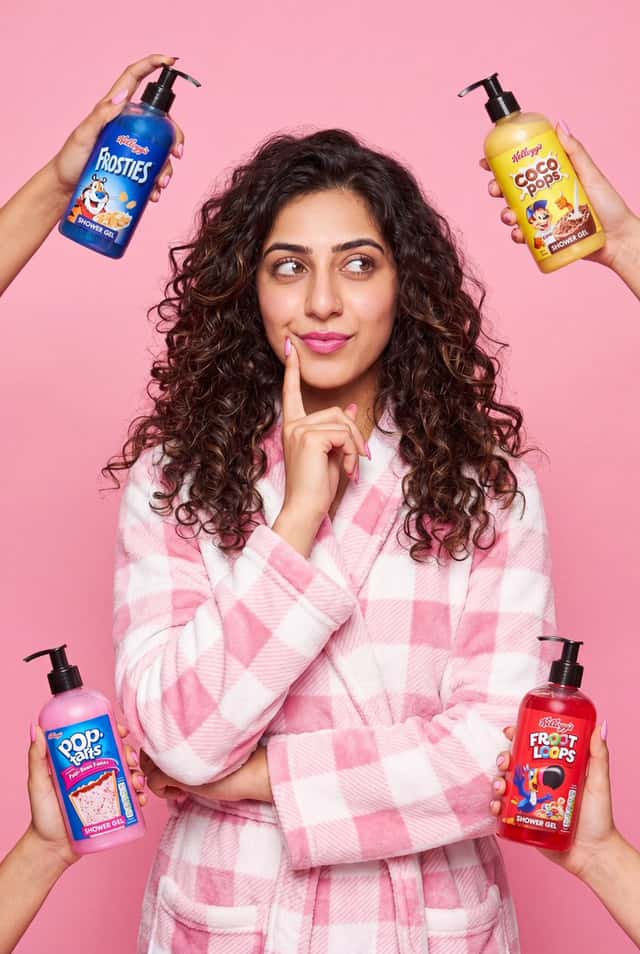 Cereal-Themed Commercial Beauty Ad preview