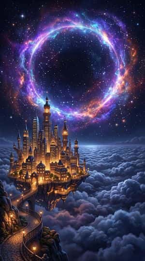 Futuristic Metropolis Above the Clouds preview