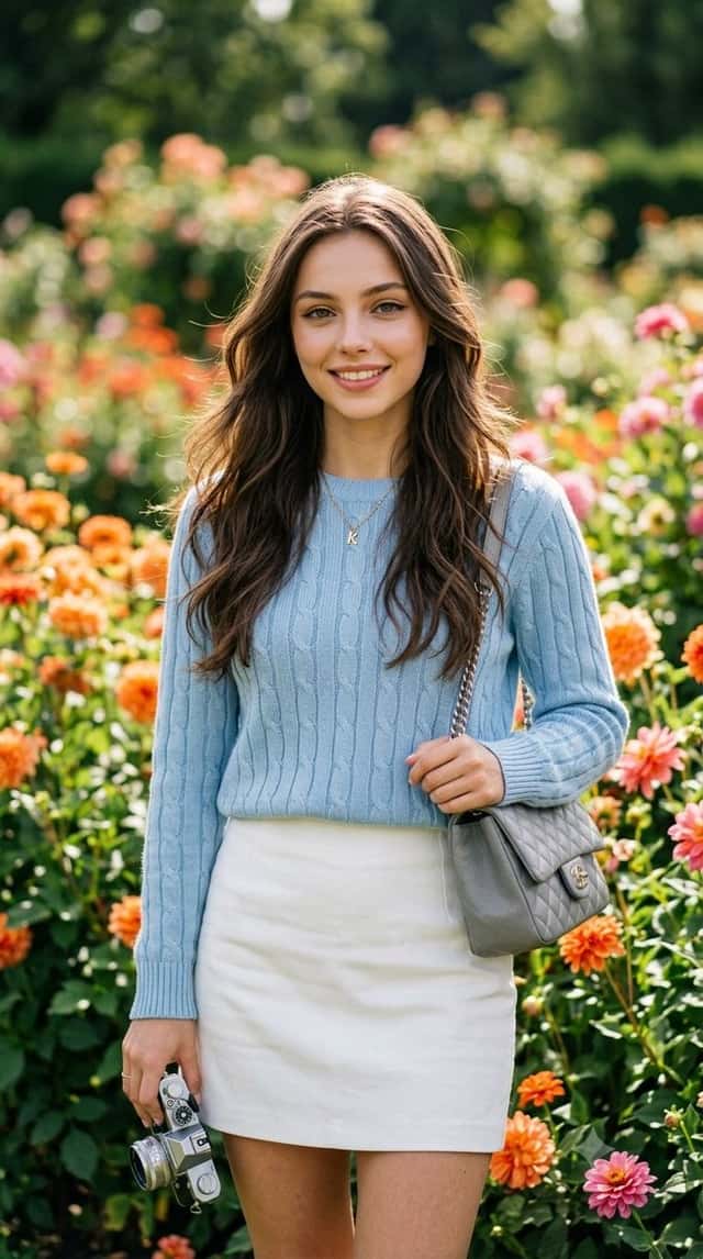 Realistic Editorial Garden Portrait preview
