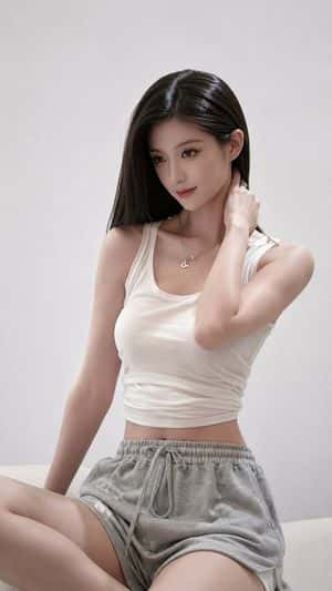 Minimalist Fashion Studio Portrait preview