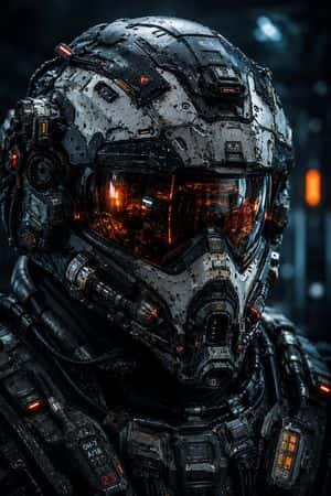 Cybernetic Tactical Soldier Portrait preview
