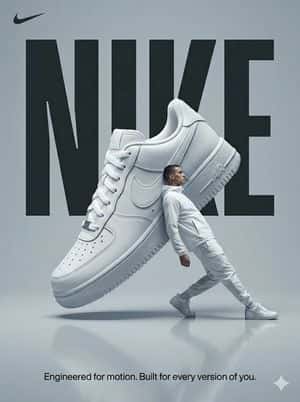 Surrealist Nike Advertising Poster preview