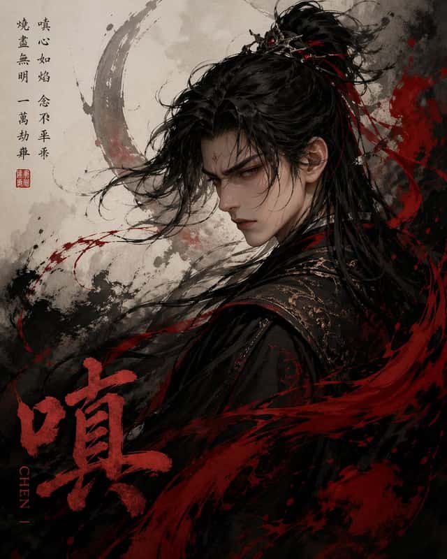 Chinese Ink Fury Character Poster preview