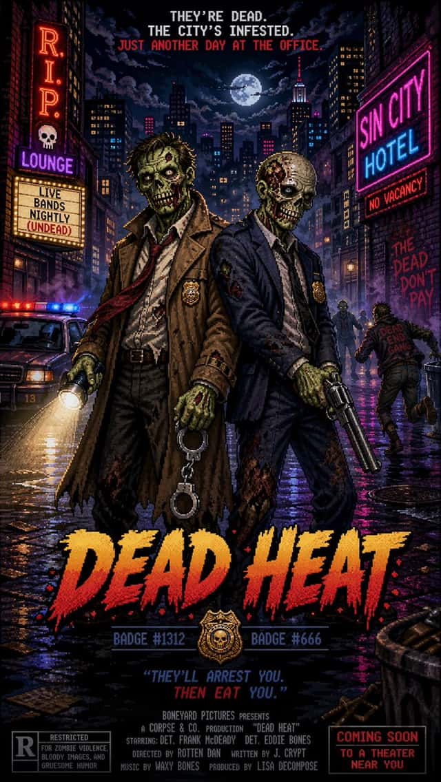 Pixel Art Movie Poster Prompt preview