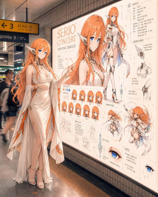 Elf Idol Subway Poster Scene preview