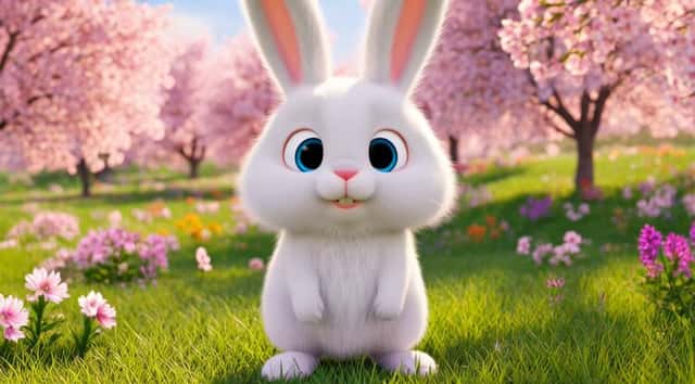 Video prompt of a fluffy bunny performing a hip-hop dance routine preview