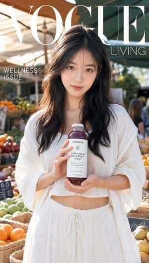 Wellness Magazine Lifestyle Cover preview
