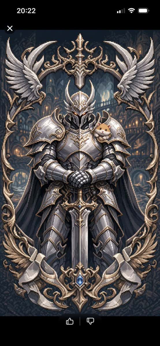 Semi-Pixel Armored Warrior preview