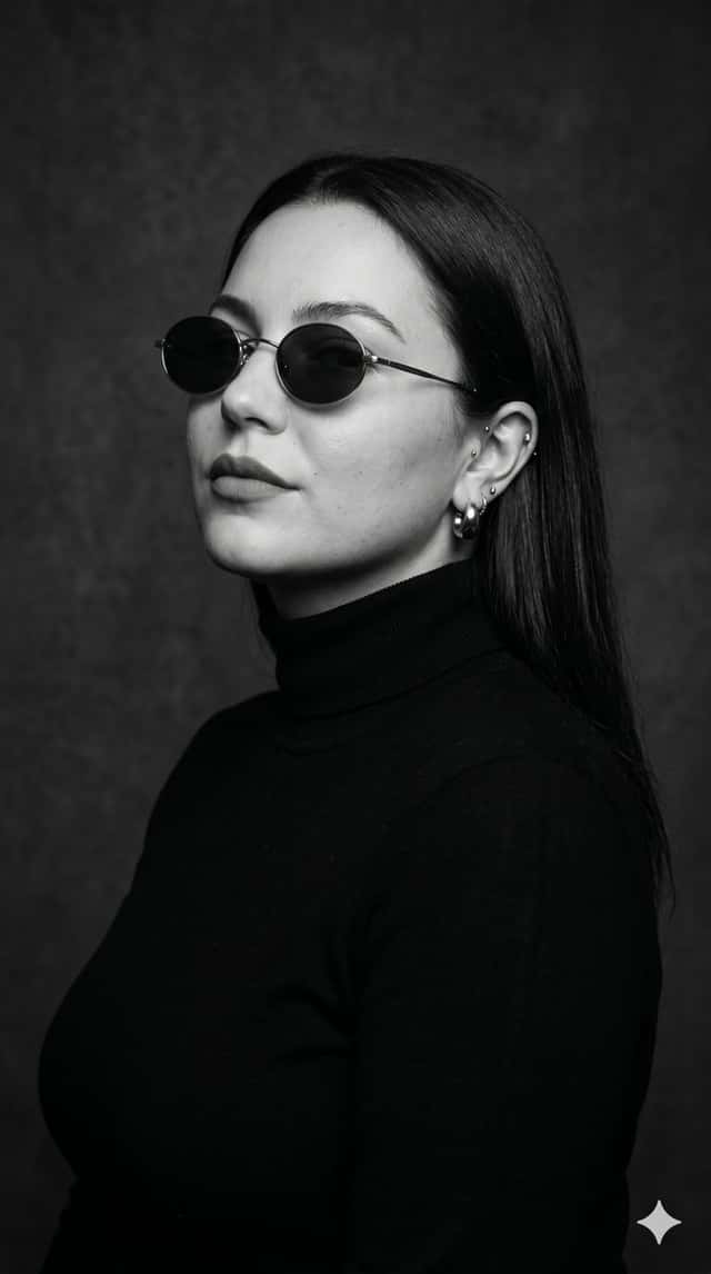Minimalist Monochrome Fashion Portrait preview