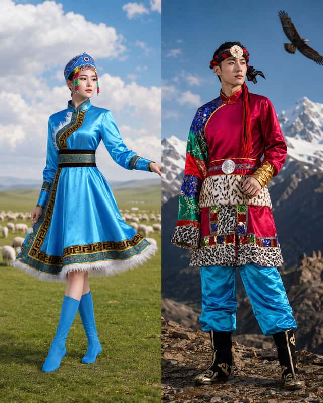 Mongolian Traditional Fashion Editorial preview