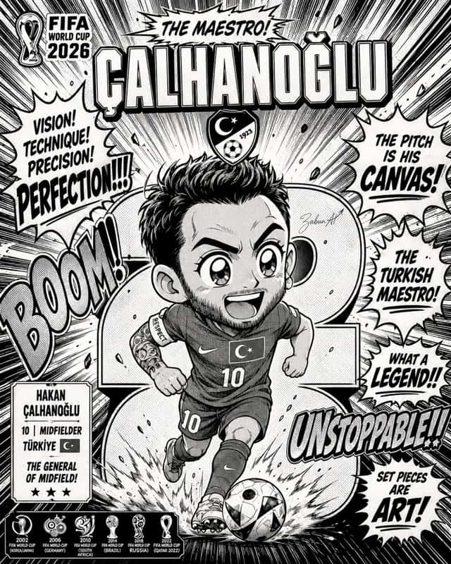 World Cup Manga Football Poster preview