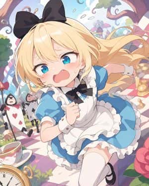 Panicked Alice in Wonderland Chase preview