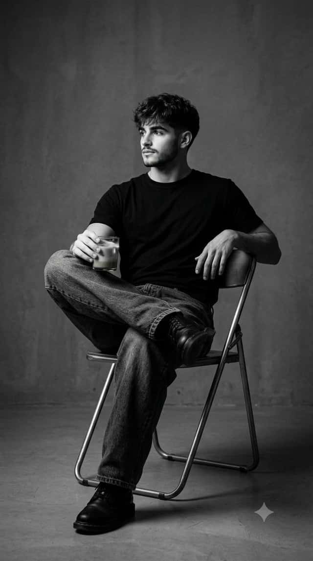 Black and White Studio Portrait preview