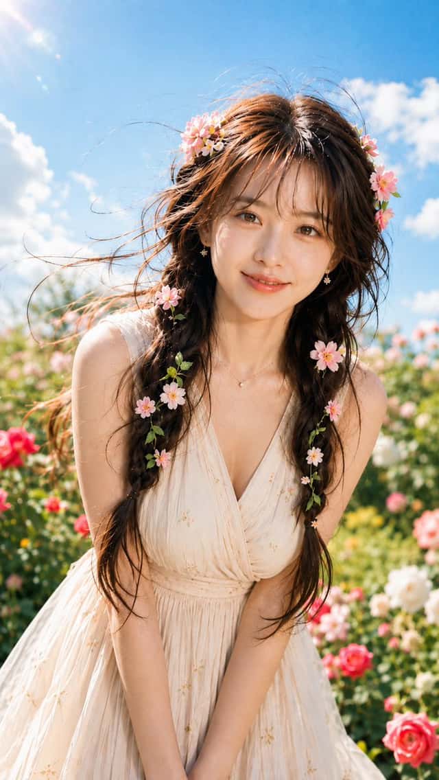 Morning Flower Garden Portrait preview