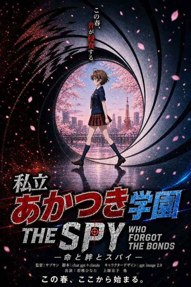 Anime Spy School Movie Poster preview