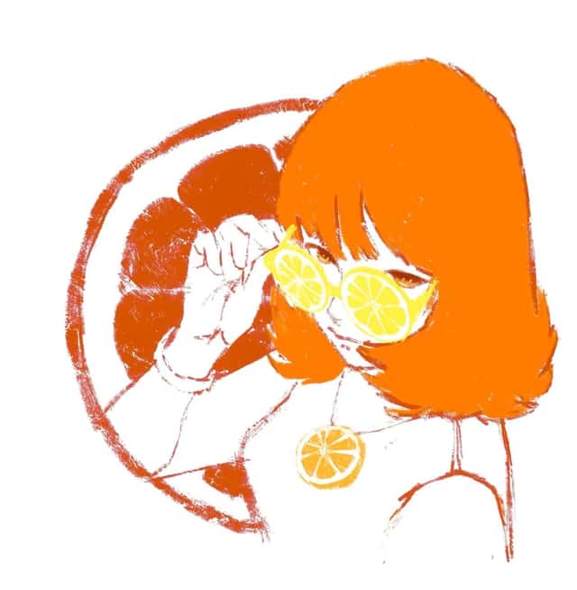 Citrus Crayon Fashion Portrait preview