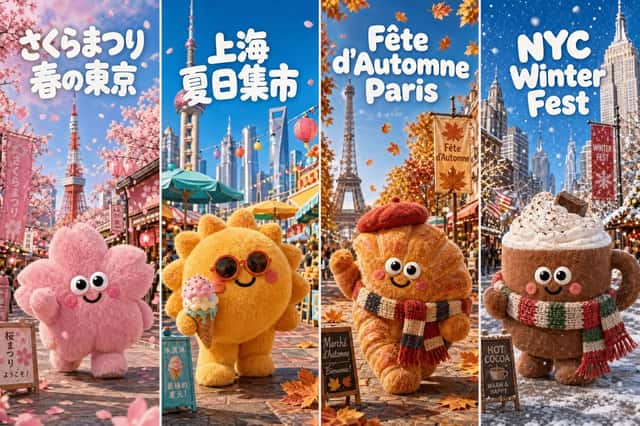 Four-Season Plush Festival City Grid preview