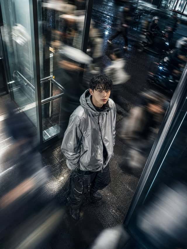 Korean High Fashion Street Portrait preview