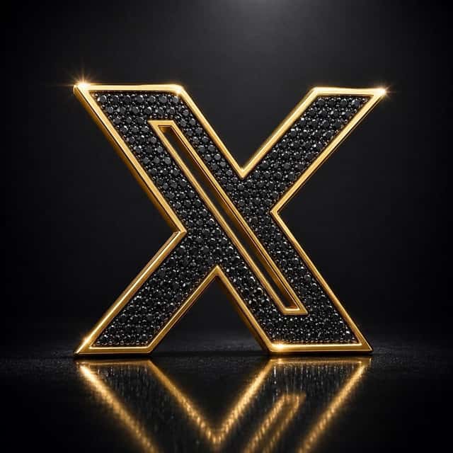 Luxury Diamond X Logo preview