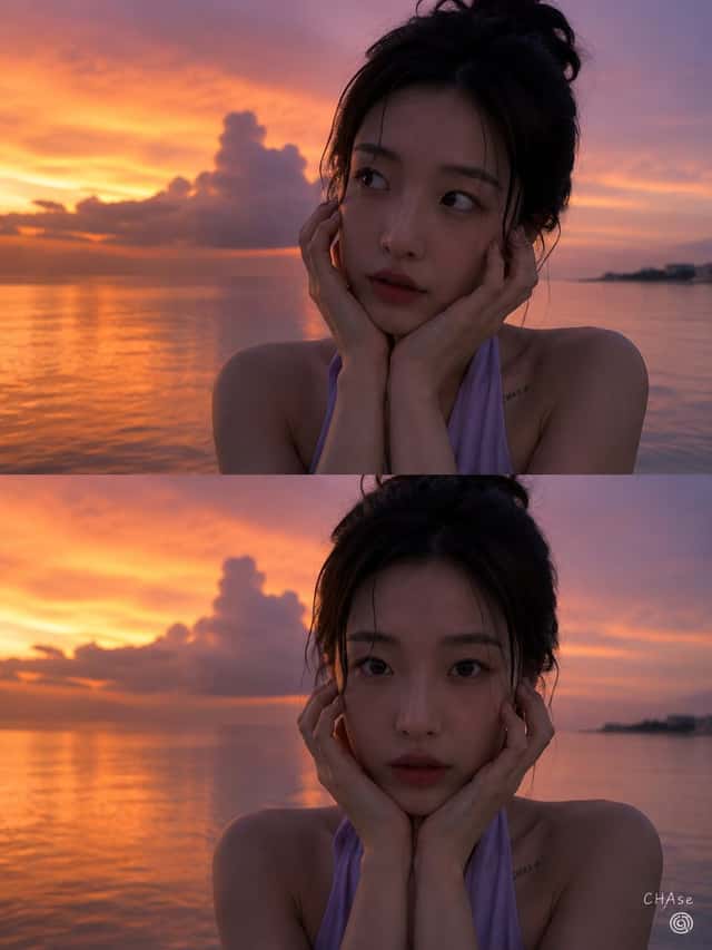 Magic Hour Sunset Portrait preview