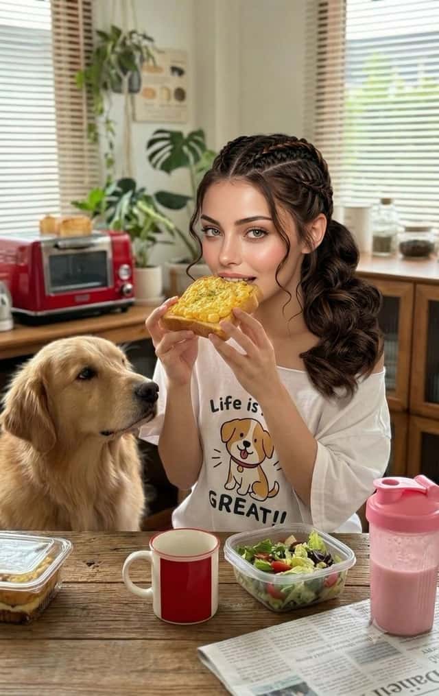 Cozy Morning Lifestyle Portrait preview