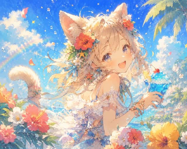 Soft Cat Ears Anime Art preview