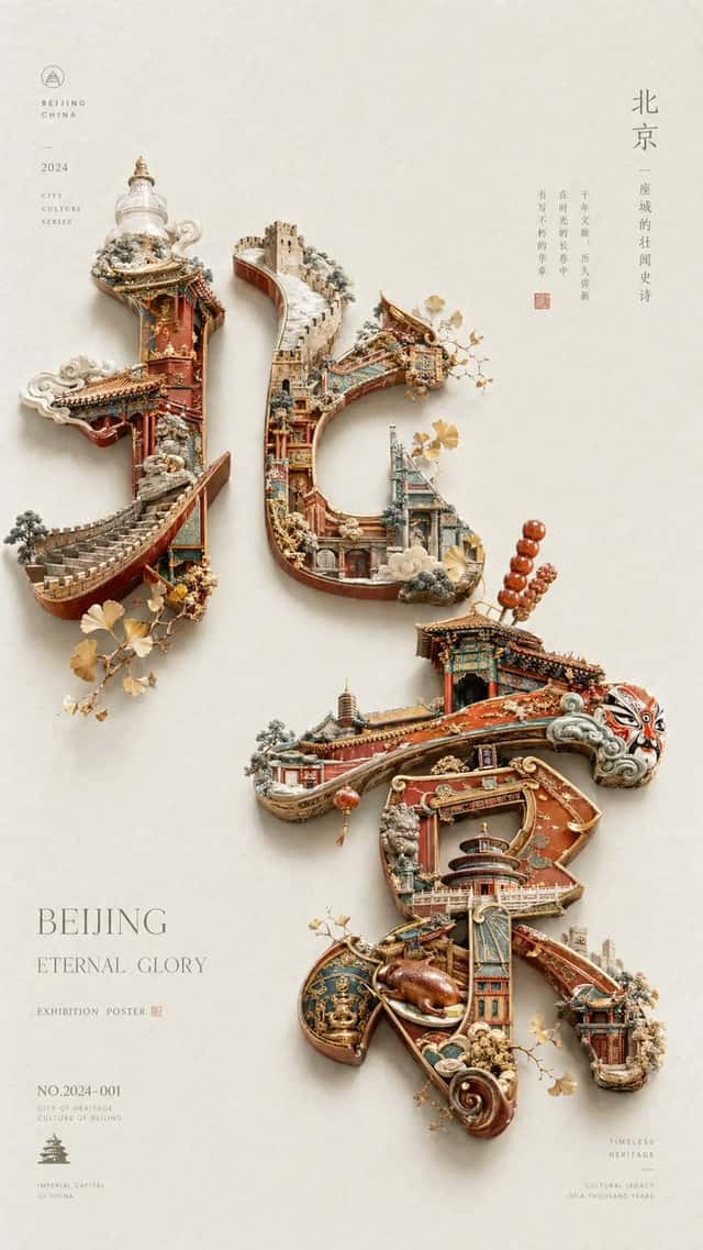 Beijing Cultural Heritage Poster preview