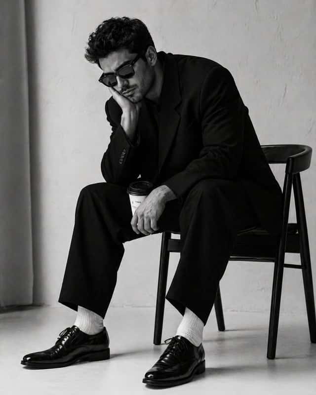 Minimalist Monochrome Fashion Portrait preview