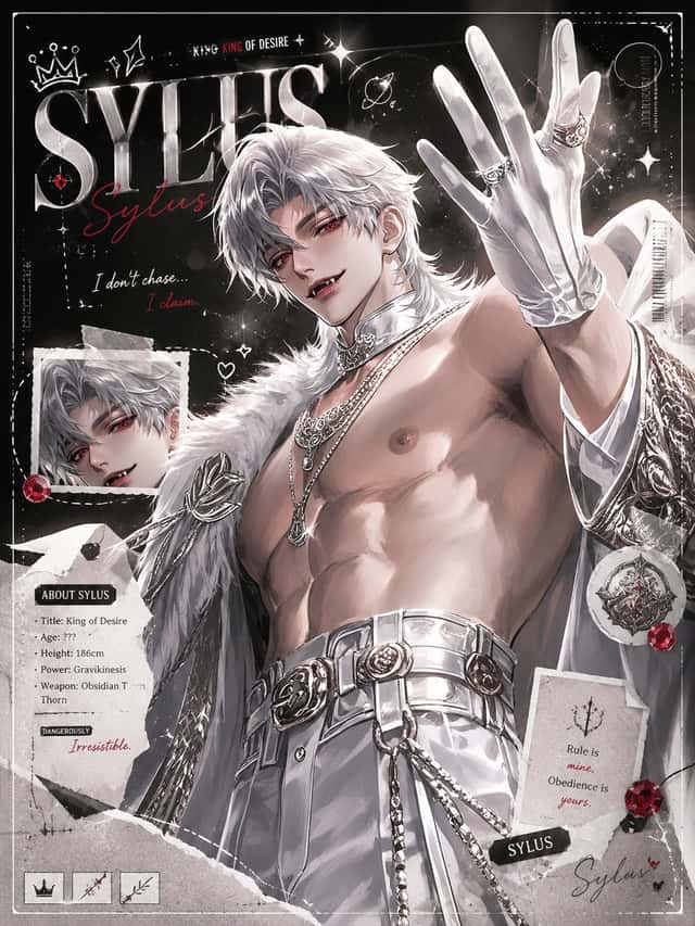 Dark Anime Sylus Scrapbook Poster preview
