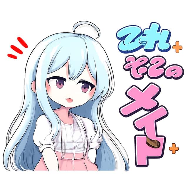 Censored Anime Maid Sticker preview