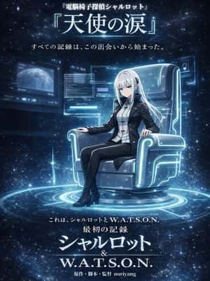 Sci-Fi Anime Detective Poster preview