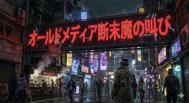 Cyberpunk Old Media Death Cries preview