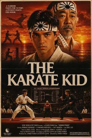 Vintage Karate Kid Movie Poster preview