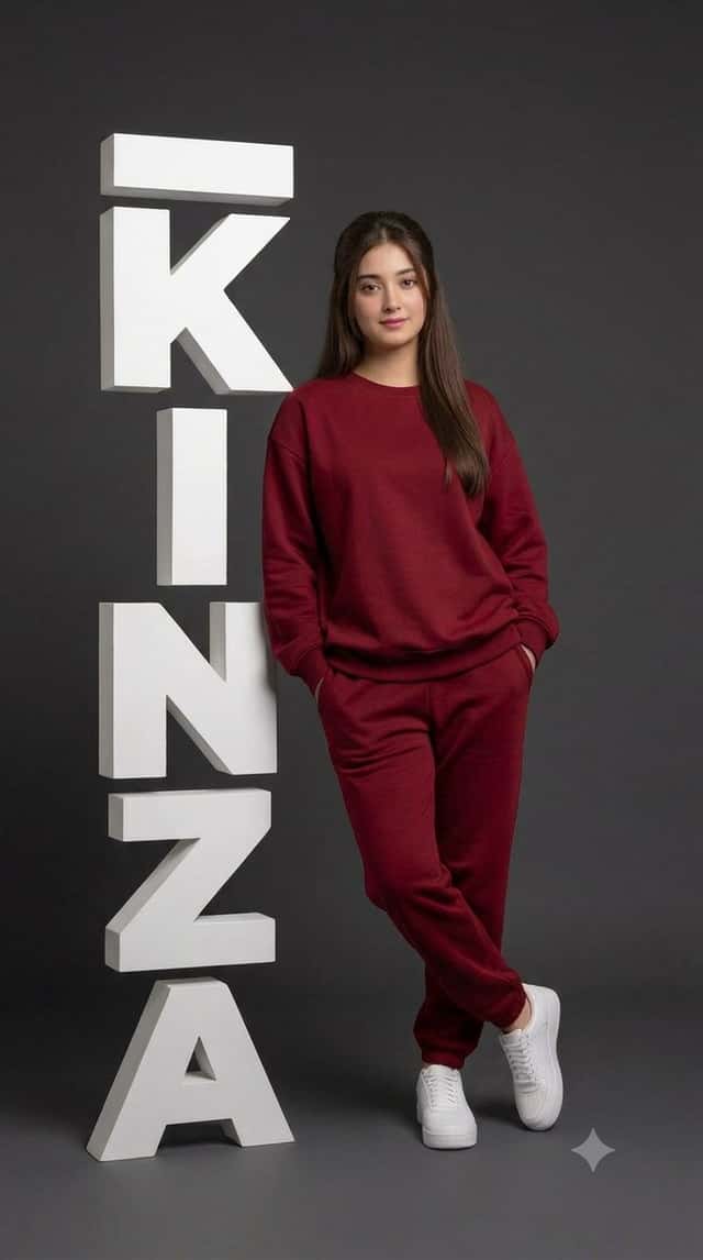 Professional Studio Portrait with 3D Text preview