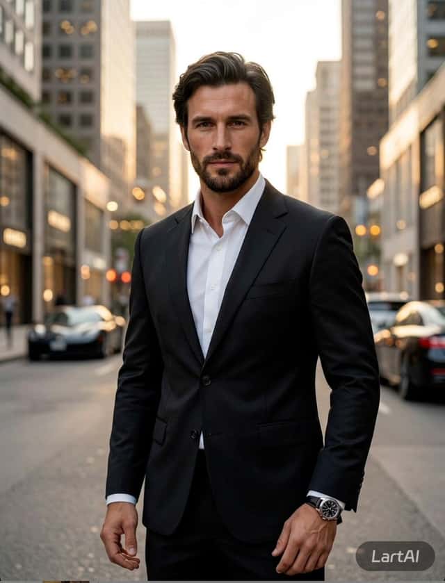 Photorealistic Luxury Editorial Male Portrait preview