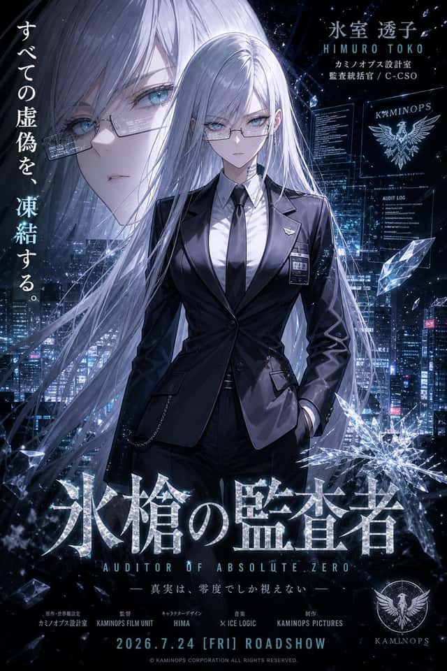 Ice Auditor Cyberpunk Movie Poster preview