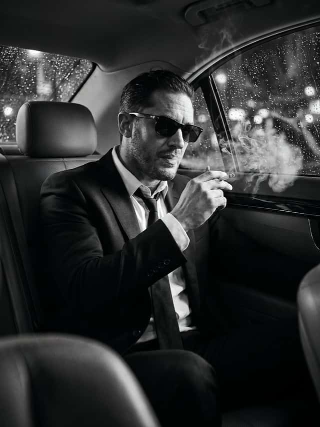 Cinematic Noir Luxury Car Portrait preview