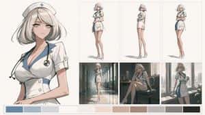 Artistic Character Reference Sheet preview