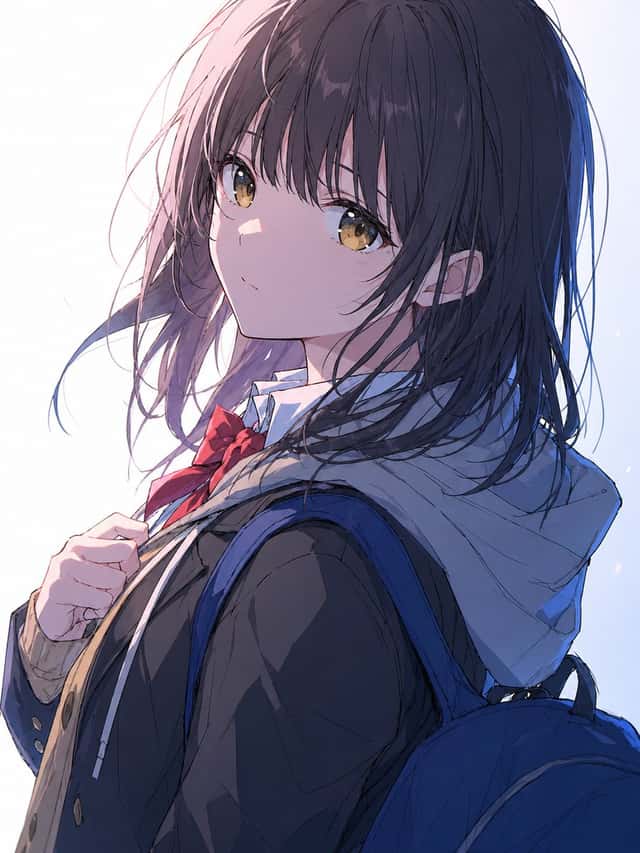 Censored Anime Schoolgirl Portrait preview