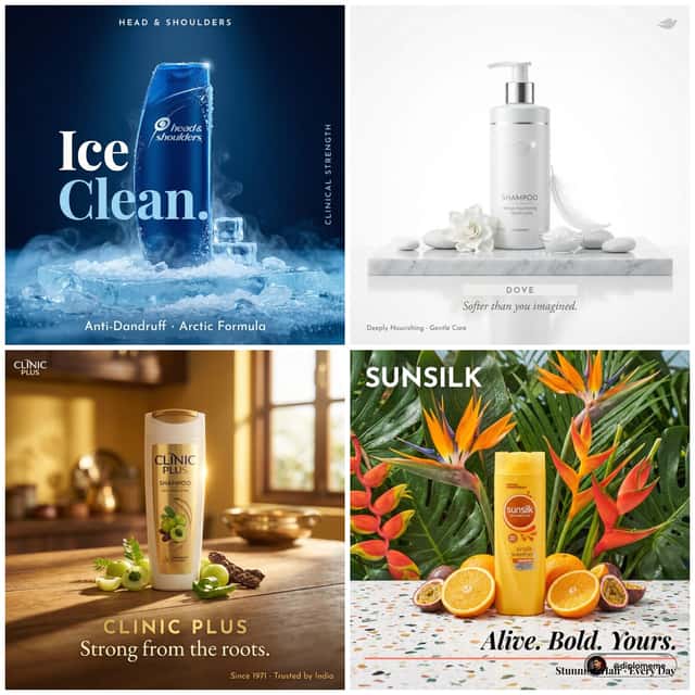 Hyper-realistic luxury product campaign poster, 1 1 square format preview