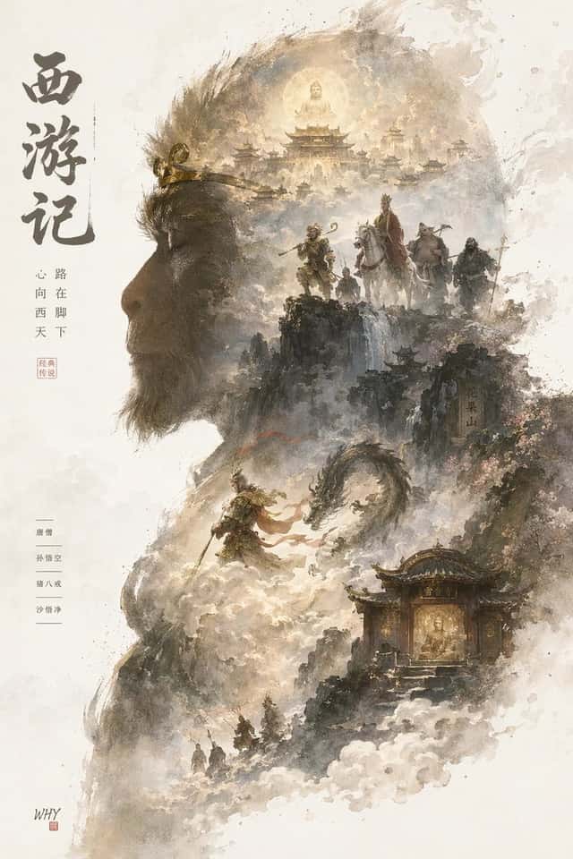 Epic Silhouetted World Poster preview
